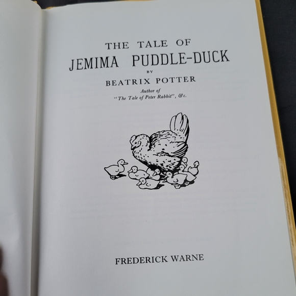 The Tale of Jemima Puddle-Duck- Beatrix Potter Hard Cover Book- 1992 - Picture 4 of 7